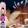 Waves Vinyl Player Bluetooth Speaker with White Noise Retro Turntable Speaker Sleep Aid Vitrola Shaped Speaker with RGB Light 3