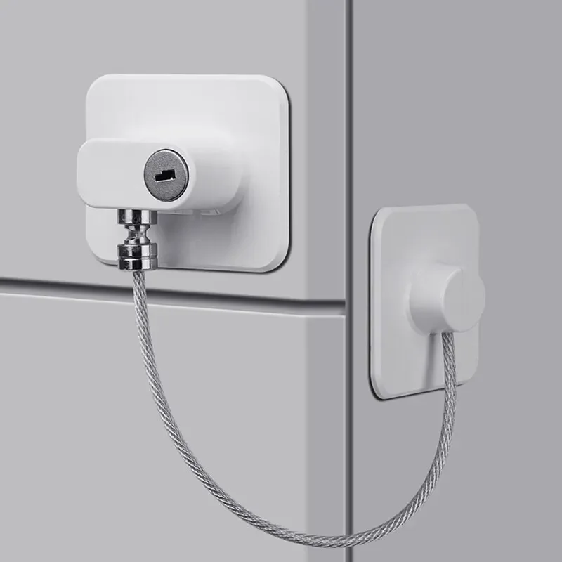 ตัวล็อคป้องกันเด็กเปิดประตูหน้าต่างตู้เย็น สายรัดนิรภัยสำหรับเด็ก ป้องกันอันตรายสำหรับเด็ก 1