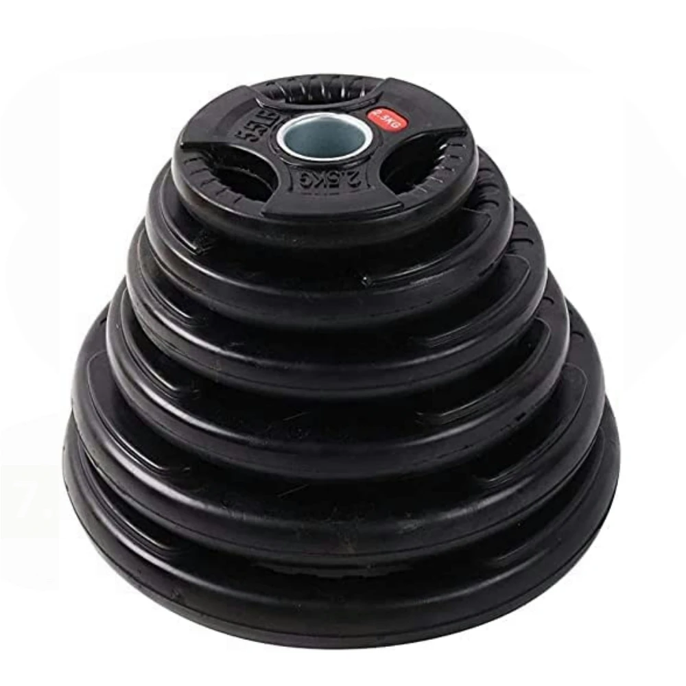 Discos para barra de pesas recubiertos de goma para gimnasio casa_voghion.com