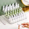 3 Tier Desktop Perfume Shelf Acrylic Cosmetic Organizer Perfume Storage Rack Doll Display Stand Kitchen Seasoning Organizer 2