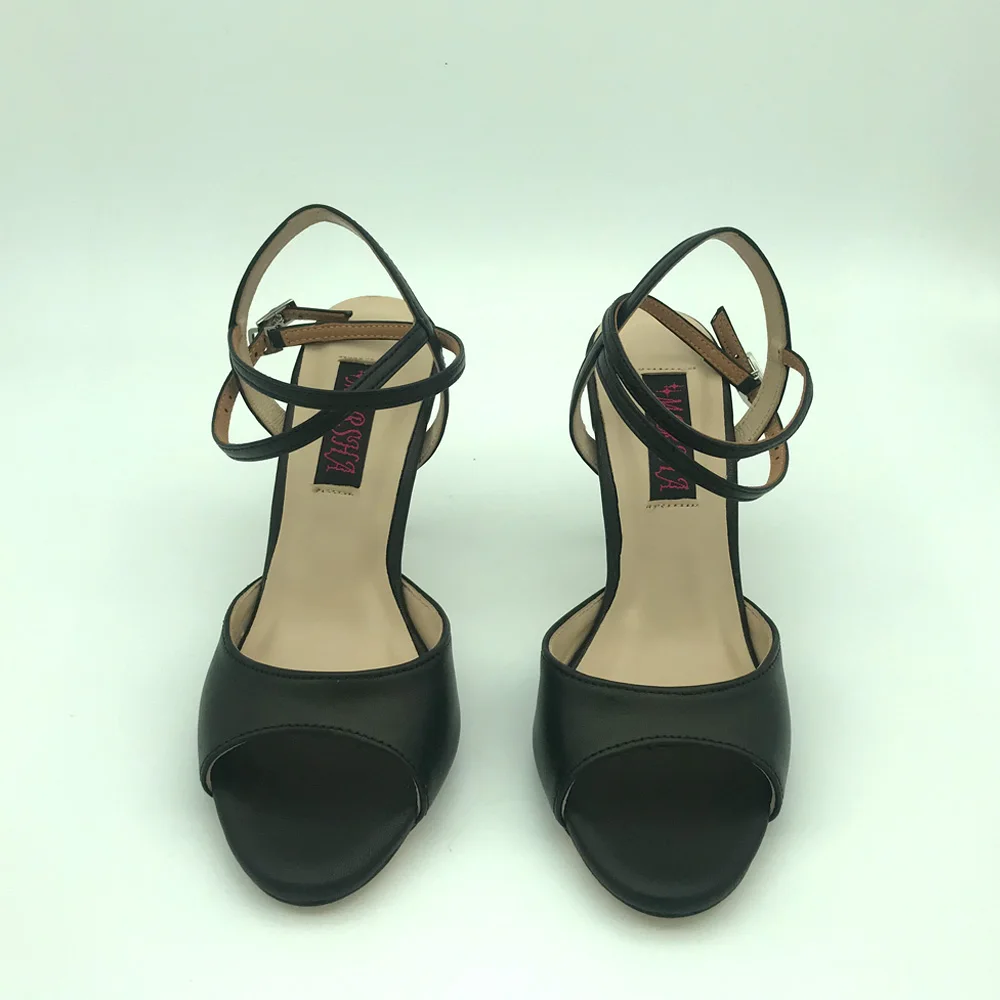 New Argentina Tango Dance Shoes  Party Shoes Wedding Shoes  leather outsole T62102BL 9cm heel 7.5cm available shipping free 4