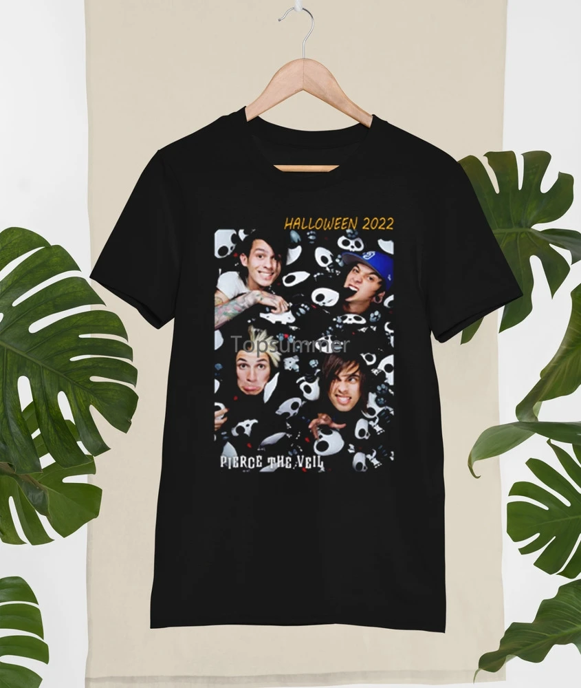 

Pierce The Veil Band Halloween Poster T-Shirt Black Unisex All Sizes Jj1629
