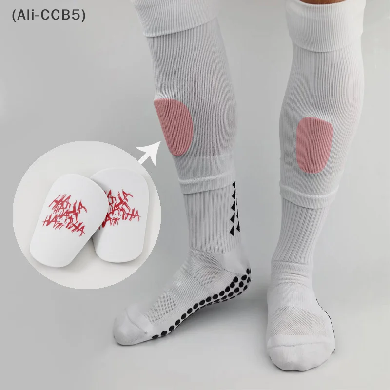 Soccer Shin Guards Shock-Absorbing Football Leg Protectors Lightweight Carbon Fiber Removable Insert Shin Pads 1 Pair