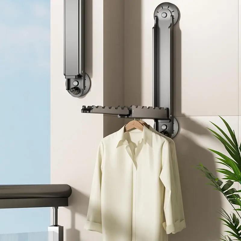 Retractable Clothes Drying Rack Laundry Room Organization Clothes Rack Portable Clothing Hanger Organizer Stable Clothing Drying 1