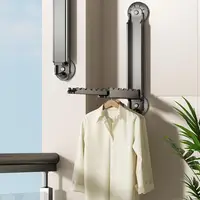 Retractable Clothes Drying Rack Laundry Room Organization Clothes Rack Portable Clothing Hanger Organizer Stable Clothing Drying 1
