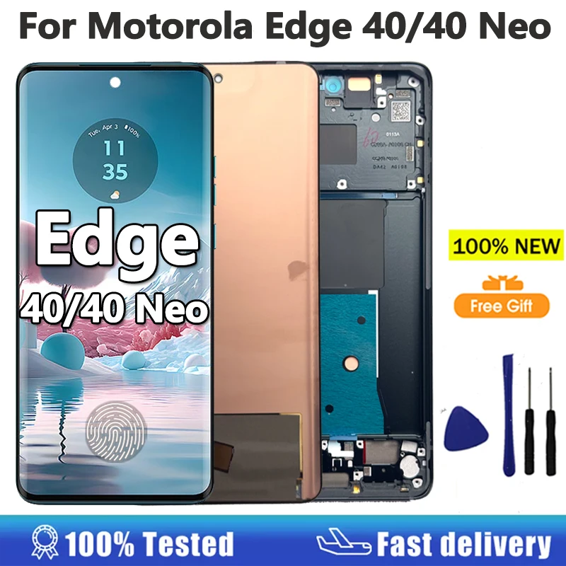 Premium OLED LCD Display with Touch Screen Digitizer Assembly for Motorola Edge Series - Screen Replacement Solution