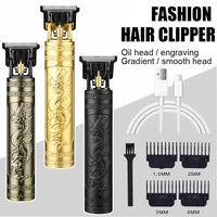 Tondeuse à cheveux électrique sans fil vintage, tondeuse à cheveux portable, rasoir à charge rapide USB, barbier pour coiffure 2