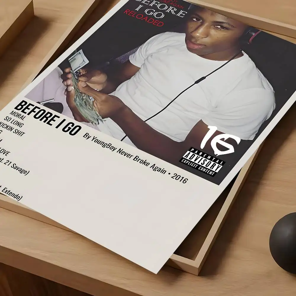 Y-YoungBoy Rapper Kunstposter, wasserdicht, Vintage-Filmposter, hochwertiger Wandkunstdruck für Raumdekoration, Geschenk – Detail 12
