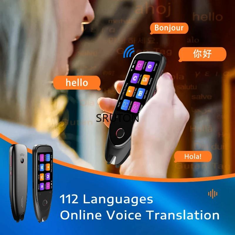 S50 Dictionary Translator Pen Scanner Text Scanning Reading 116 Languages translate Touchscreen Wireless Offline Function