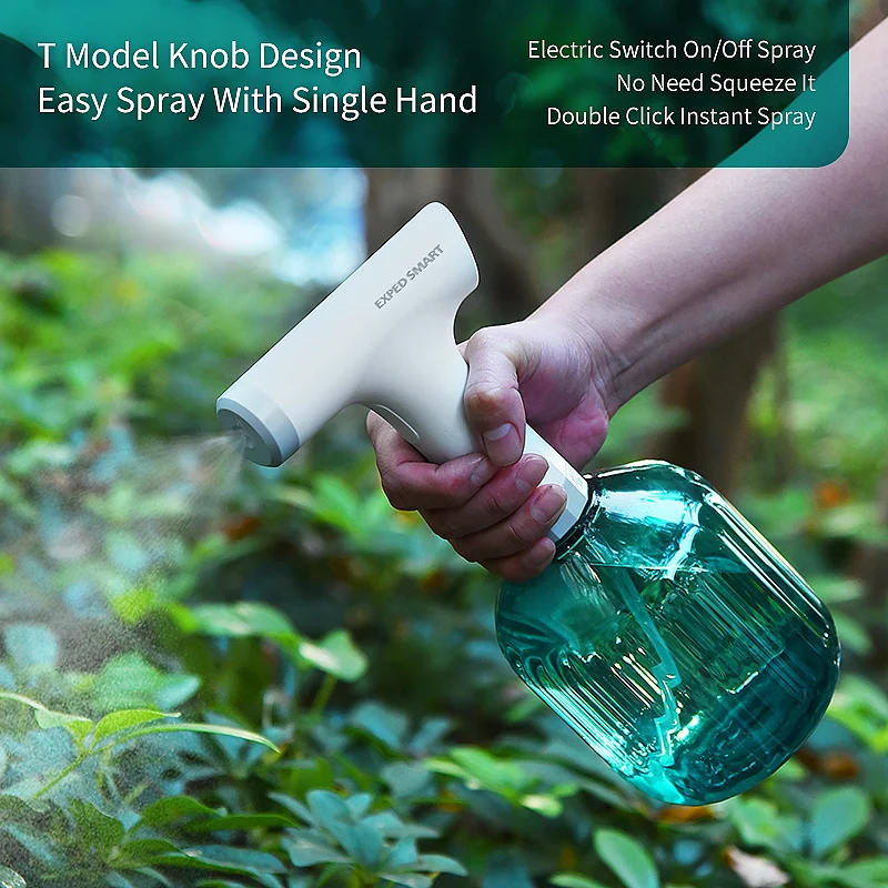 Automatic Watering Sprayer Electric Garden Sprayer Adjustable Flow Rechargeable 900ML