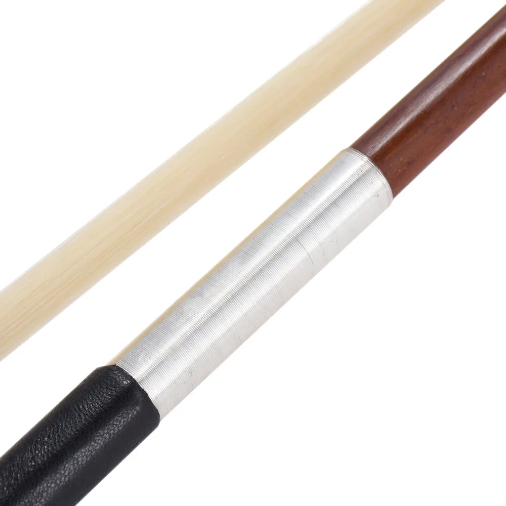 4/4 3/4 1/2 1/4 1/8 Octagonal Brazilwood Cello Bow Horsehair Round Stick Ebony Frog Acoustic Cello &Electric DIY Accessory