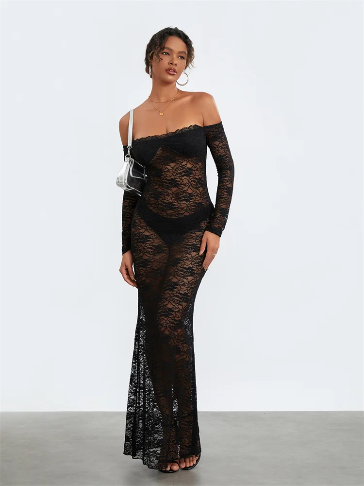 Abito Aderente Midi Maniche Lunghe Donna – Stampa Animalier, Casual, Per Feste E Serate