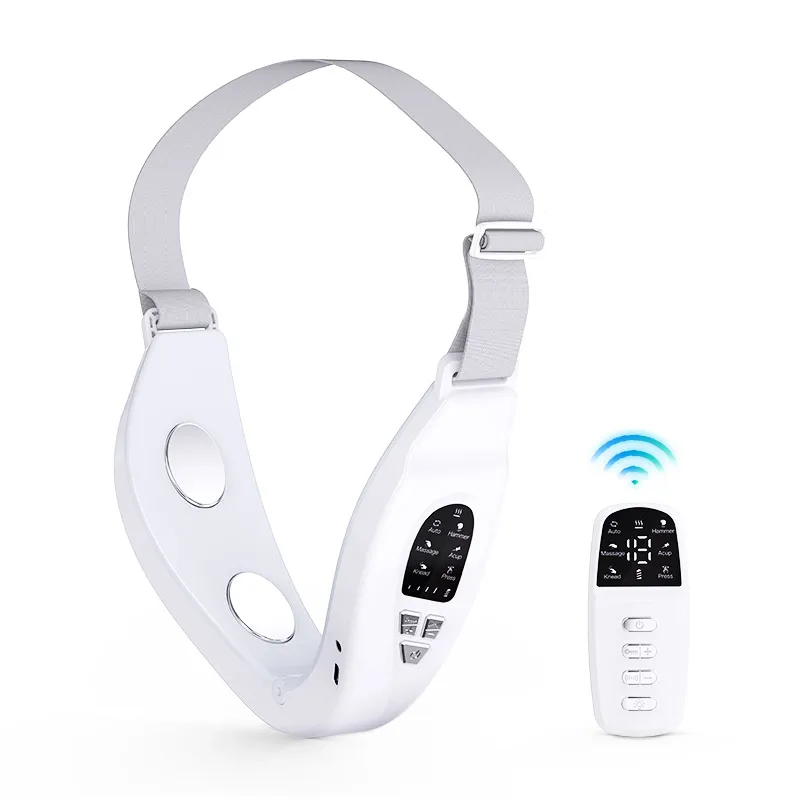 6 Modes EMS Facial Lifting Device Light Therapy Microcorriente Facial Muscle Exerciser Face Massager Chin-up Skin Care Machine facial massager facial exerciser