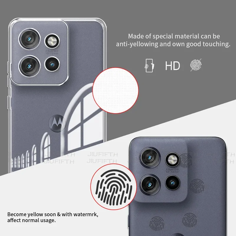 Clear Soft Silicone Shockproof Phone Case