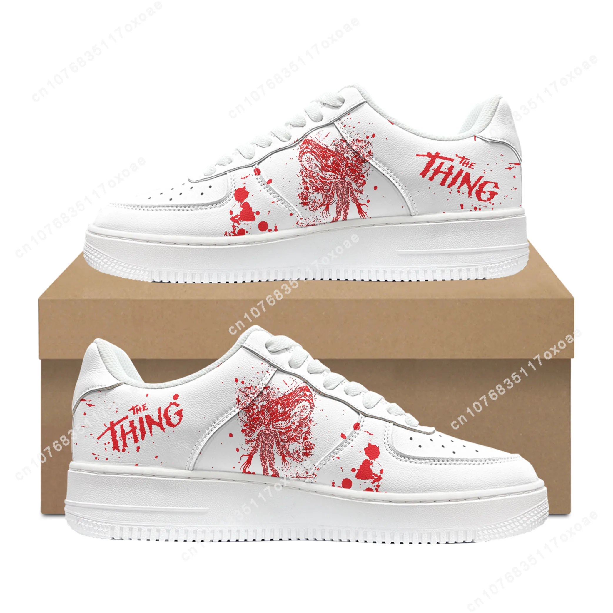 The Thing 1982 Shoes AF Basketball Mens Womens Sports High Quality RJ MacReady Flats Force Sneakers Lace Up Mesh Custom Shoe