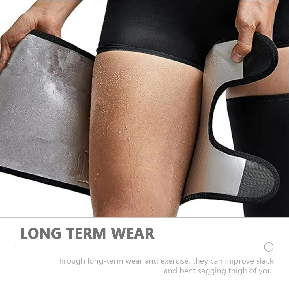 Thigh Trainer For Women Fitness Leggings Adjustable Sleeves Yoga Brace Sweating Loose Wight Wraps