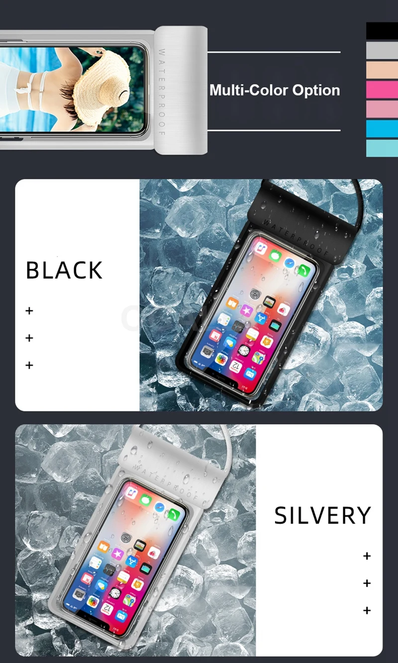 iphone 12 silicone case IPX8 Universal Waterproof Case For iPhone 12 11 13 Pro Max X XS 14 Huawei Xiaomi Samsung Case Water Proof Bag Mobile Phone Cover iphone 12 lifeproof case