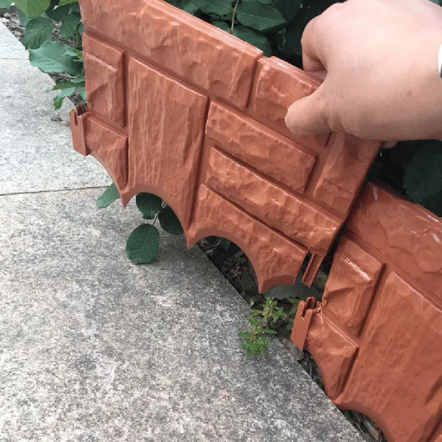 Kültéri Fém Virágok 6Db -Os Szélső Gátkerti Udvari Udvar Virágágy Határkerítés Dekoráció Ház Száma Számokkal Megvilágítva - Image 4