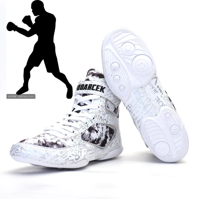  EMDPBD Zapatos de boxeo para hombre, botas de boxeo