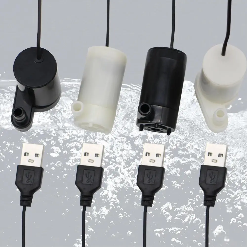 Mini Water Pump Submersible Micro Amphibious DC Motor Suction Tool 3/4.5V 80-100L/H for Aquarium Tank Fountain liquid transfer pump submersible booster pump