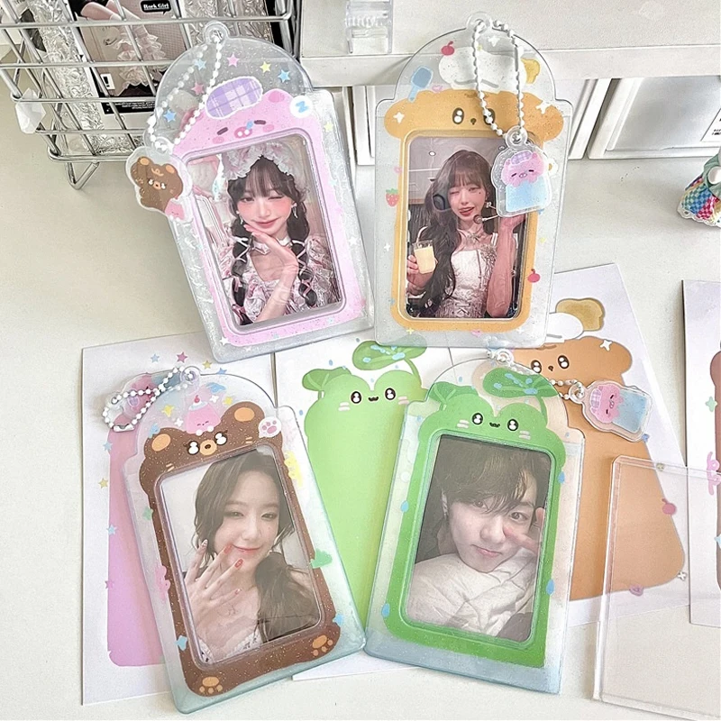 Kpop Photocard Holder Idol Card Dsiplay Frame Kawaii Photo Album Photo Card Case Frames Kpop Accsesories 포토카드 용품 photo frame