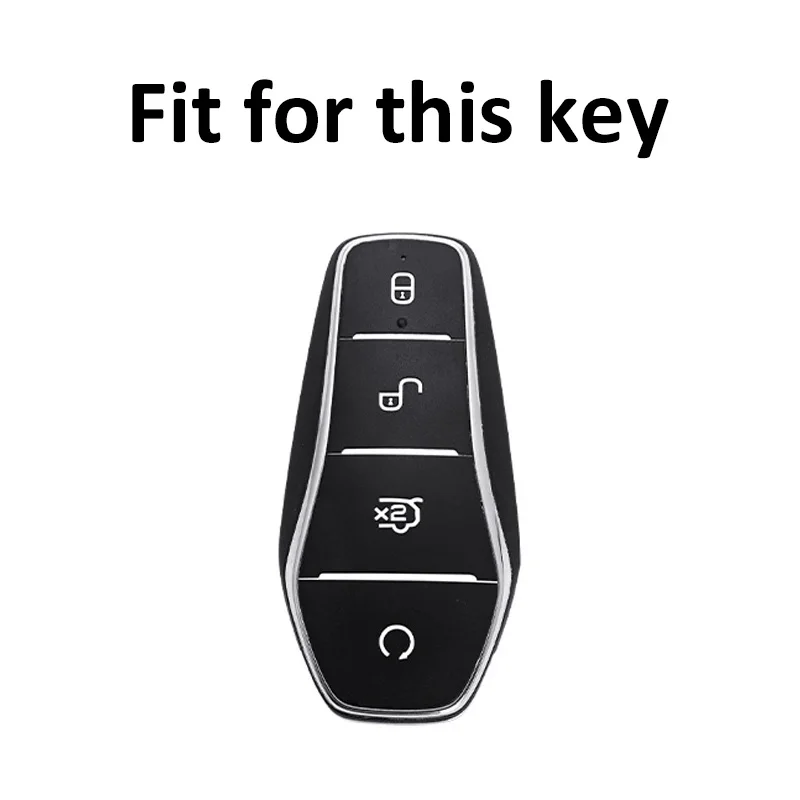 Key Case Cover Car Key Shell For BYD Atto 3 Han EV Dolphin Song PRO Max Tang DM Yuan Dolphin E2 Qin PLUS