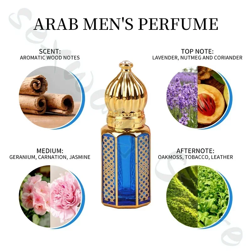 Middle East United Arab Emirates Cologna Blue Church Deodorant Men's Light Fragrance Lasting Portable 10ml