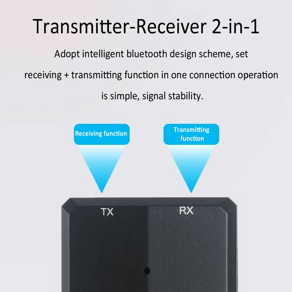 ZK-360 Bluetooth Audio Receiver Transmitter Wireless 3.5mm Aux BT 5.0 Audio Adap