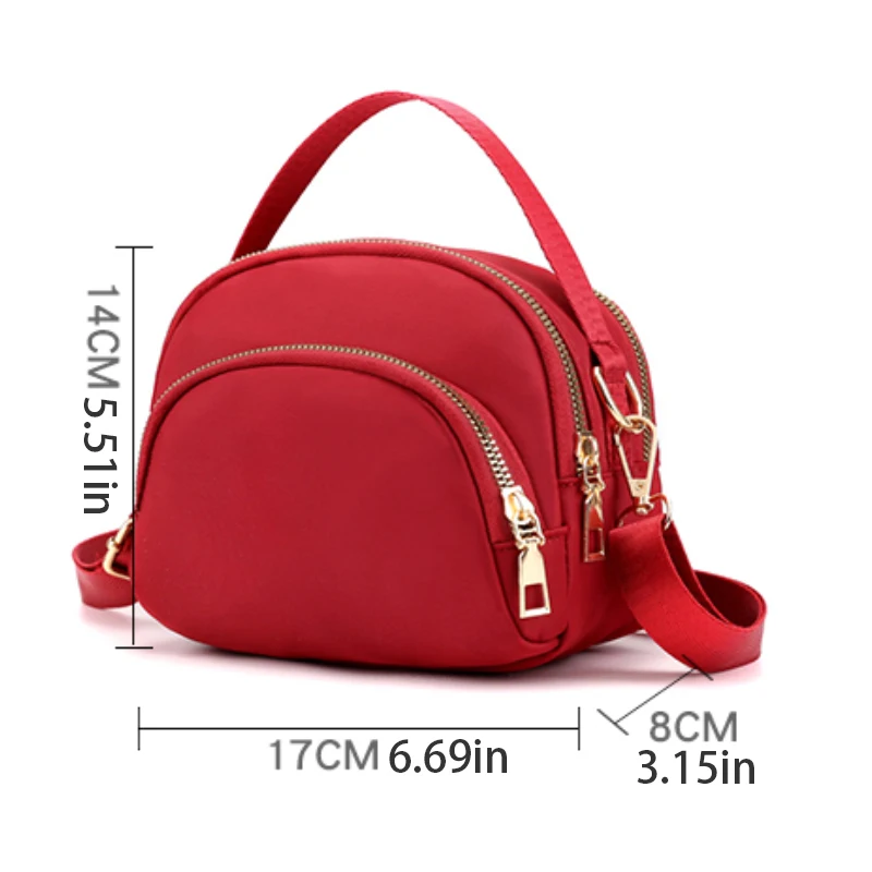 1 women's handbag, daily crossbody bag or shoulder bag, safety travel bag