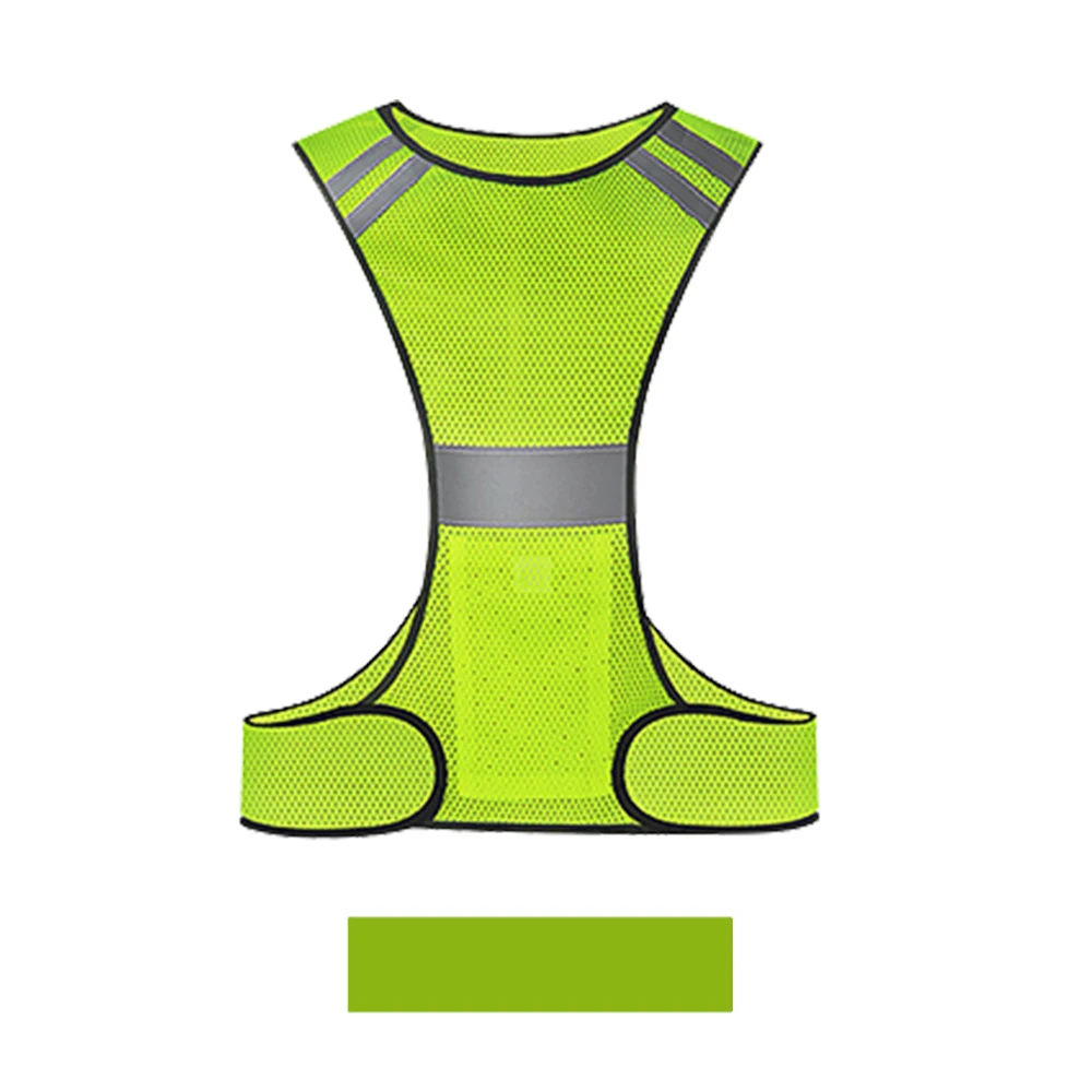 Outdoor Night Riding Running Reflective Vest Safety Security Sports Vest Night Bicycle Cycling Riding Jogging Guiding Light,reflective safety vest