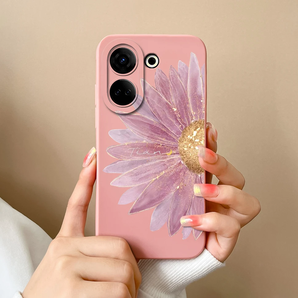 Soft Slim Liquid Silicone Phone Case - Anti-Slip Cute Chubby Boy Girl Design Back Cover