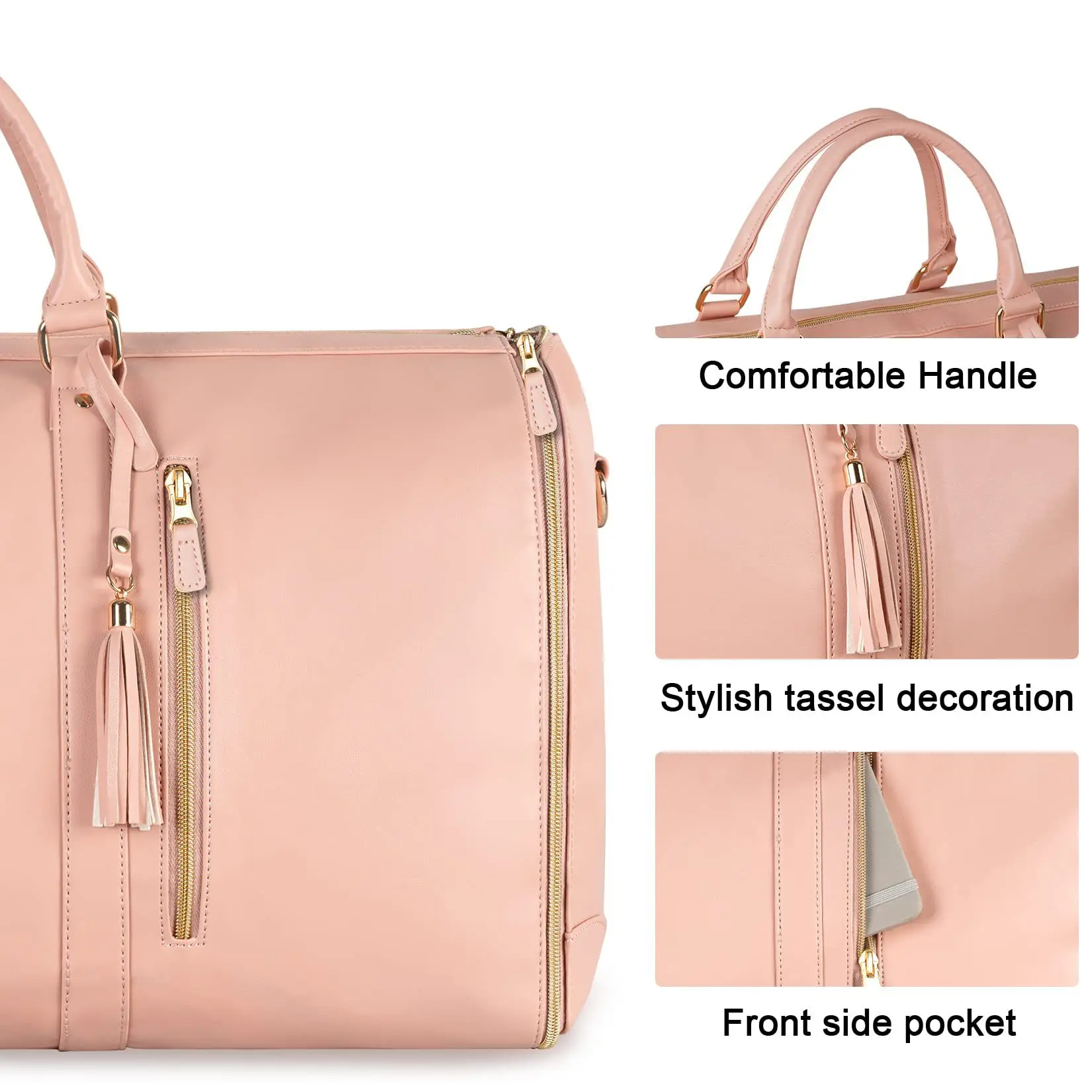 Extra Large Luggage Travel Bag Waterproof Leather Handheld Folding Luggage Outdoor Fitness Bag Multi Functional Storage Bag 3