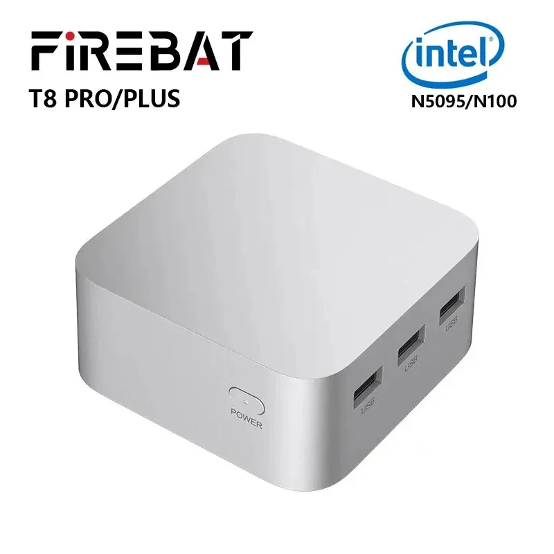 thumbnail image 1 of Mini PC FIREBAT T8 Pro Plus Intel Celeron N5095 N100 Computadora de escritorio para juegos 8GB 16GB 256GB 512GB DDR4 DDR5 WIFI5 BT4.2, 1 of 4
