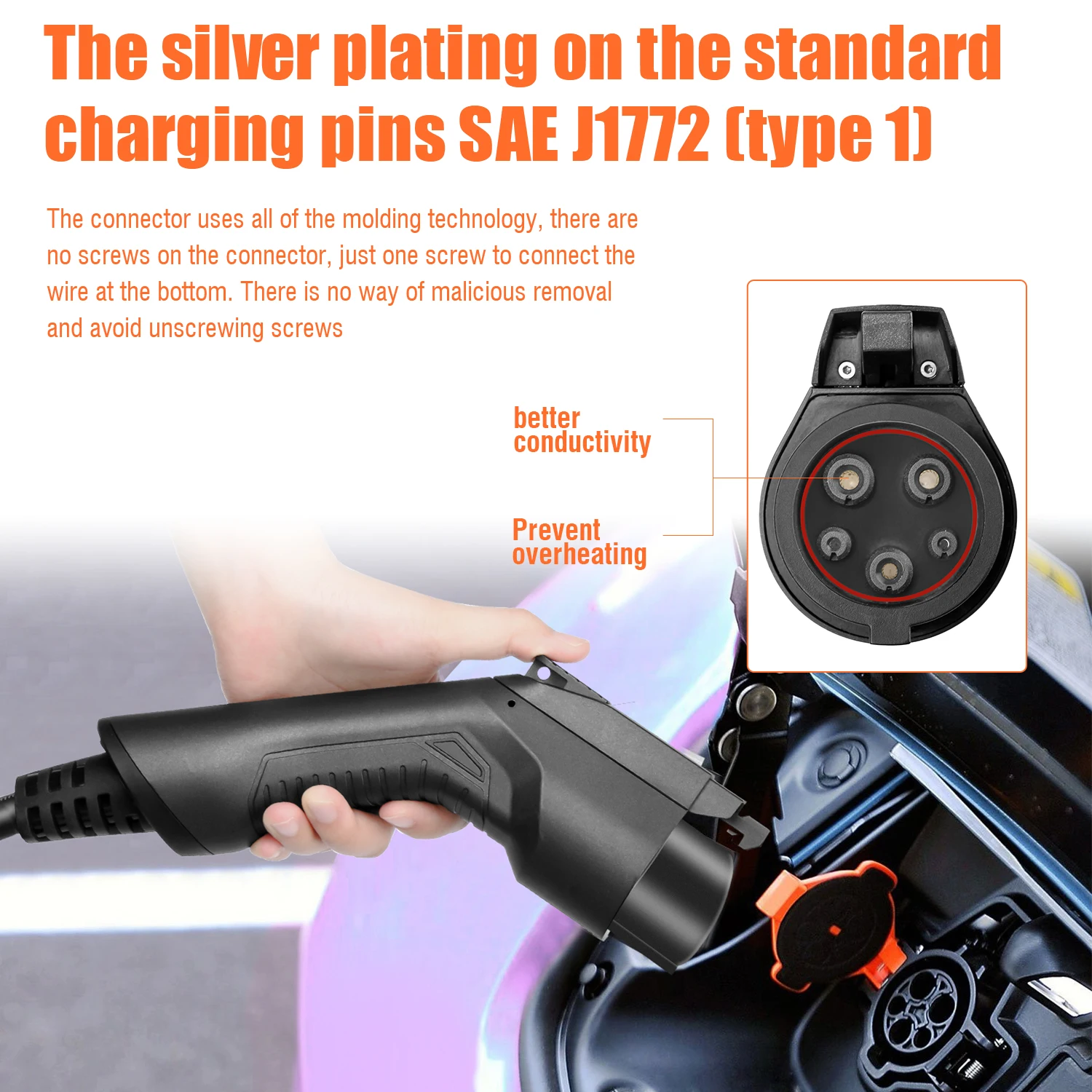 J1772 Type 1 EV Charger Electric Vehicle Charger Wallbox EV Charging