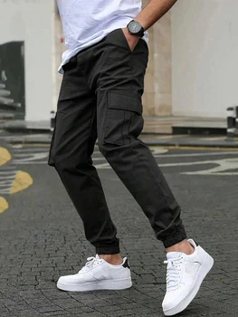 Boys' overalls, multi-pocket practical pants 1