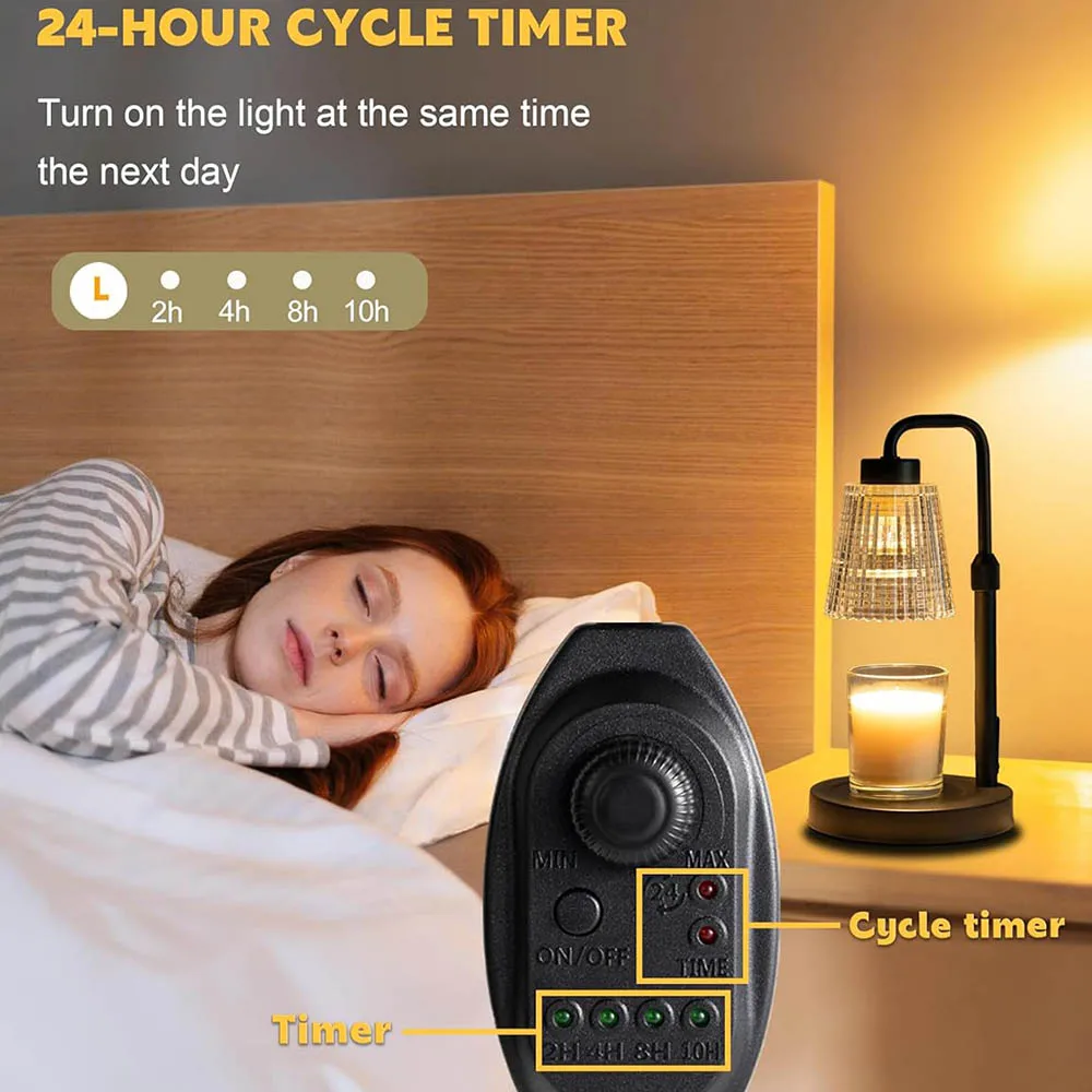 Dimmable Candle Warmer Lamp with Timer – Electric Wax Melter & Home Decor Gift 5 Sf2edfb1606fb42ec98e89eac316edba5c