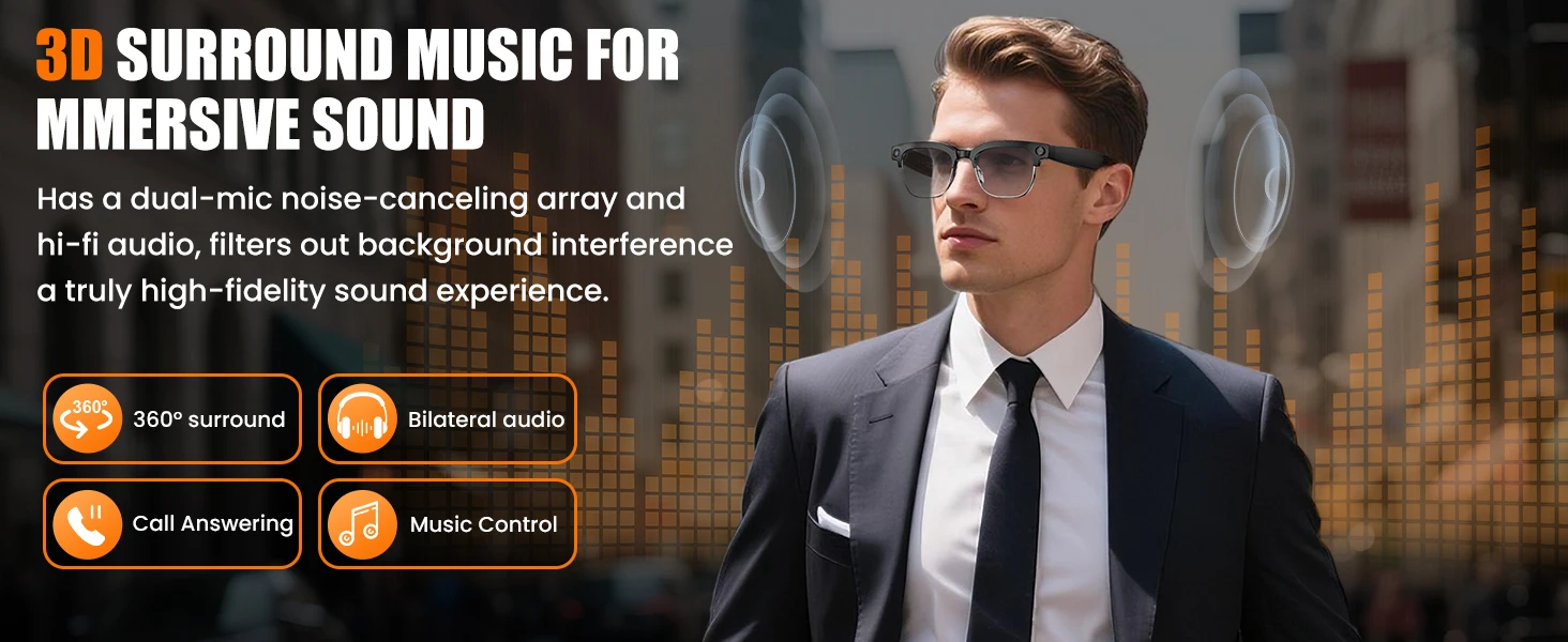 Smart Glasses With Camera Video Recording And Ai Translation_voghion.com