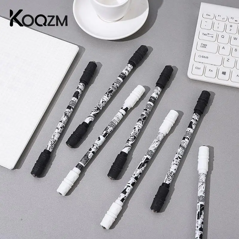 1Pcs Funny Rotating Pen Spinning Gaming Pen for Kids Students Writing Toy Pens Cute Ballpoint Pen Stationery School Supplies