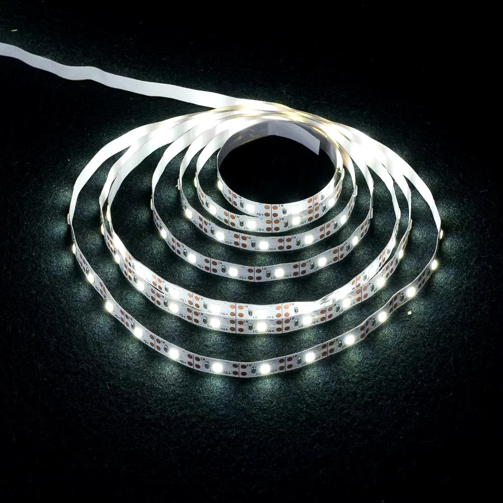 ตัวเลือกสินค้า LED Strip Light ยืดหยุ่น WARM White พร้อมแบตเตอรี่ 3AA