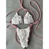 2026 New Sexy Micro Low Waist Bikini Sets Solid Swimwear Women Swimsuit Strappy Brazilian Floral Beachwear Bathing Suit biquini 1