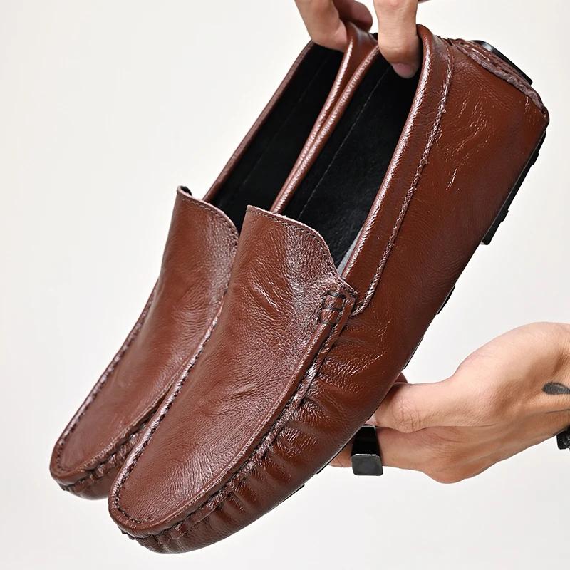 

Кожаная повседневная обувь для мужчин, 39 белых кроссовок, 2023 лоферы, мужские теннисные туфли, мужские оригинальные слипоны на плоской подошве, мужские коричневые кроссовки