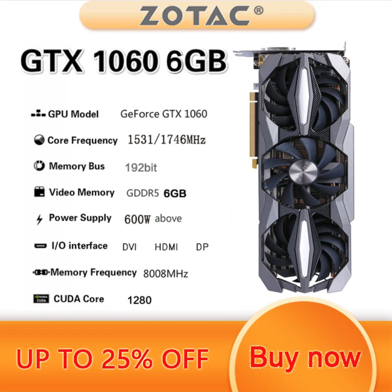 graphics card for pc ZOTAC Raphic Card GTX 960 2GB 4GB 1060 3GB 5GB 6GB Video Cards GPU AMD Intel Desktop CPU Motherboard latest graphics card for pc Graphics Cards