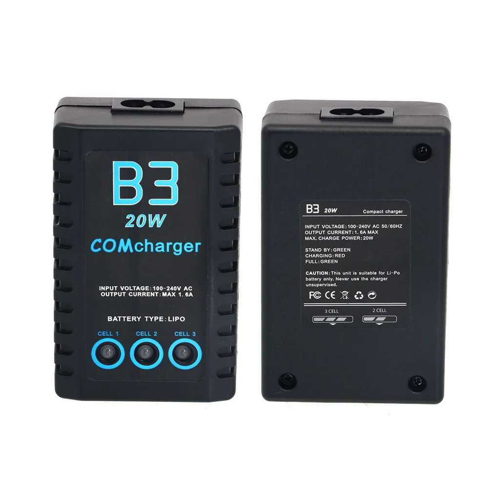 Chargeur Lipo IMAX B3 20W 2-3S 1.6A pour Batteries Drone RC