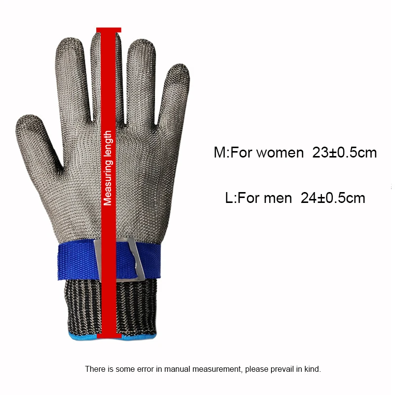 Stainless Steel wire Mesh Resistant Gloves Knife Cutting Gloves For Meat Cutting Oyster Shucking Chopping and Peeling anti cut gloves cut resistant gloves protective gloves
