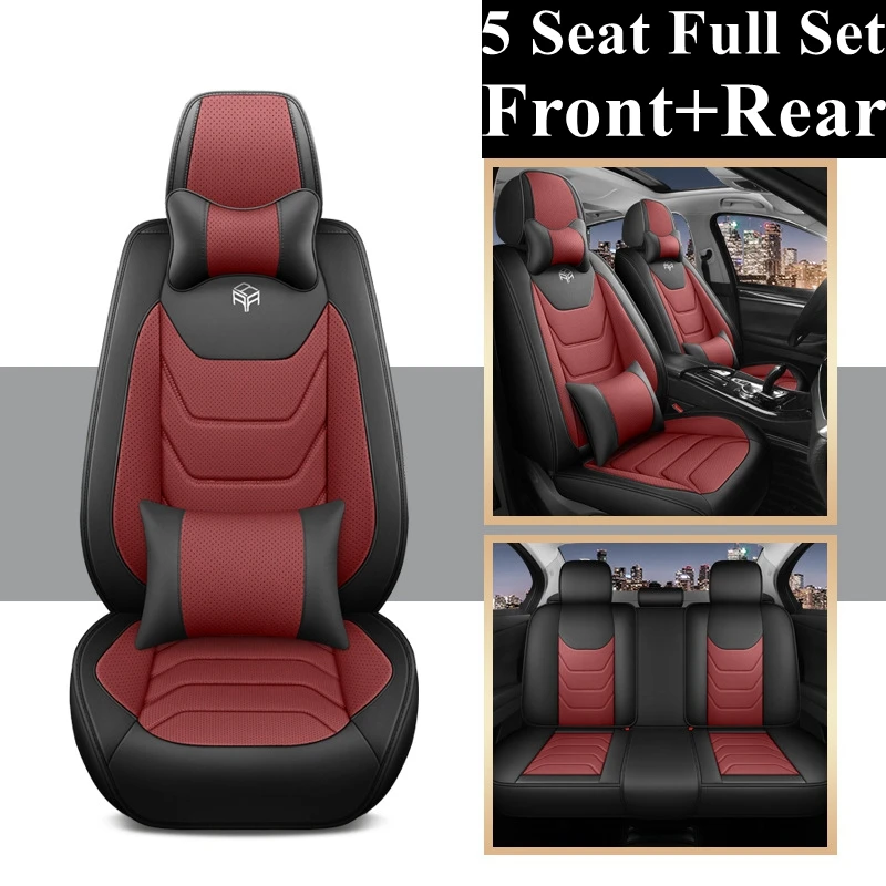 

Front+Rear 5 Seat Full Set Car Seat Covers for Kia Carnival Ceed Cerato K2 K3 K4 K5 Optima Picanto Rio Rio 3 Shuma Soul Sportage