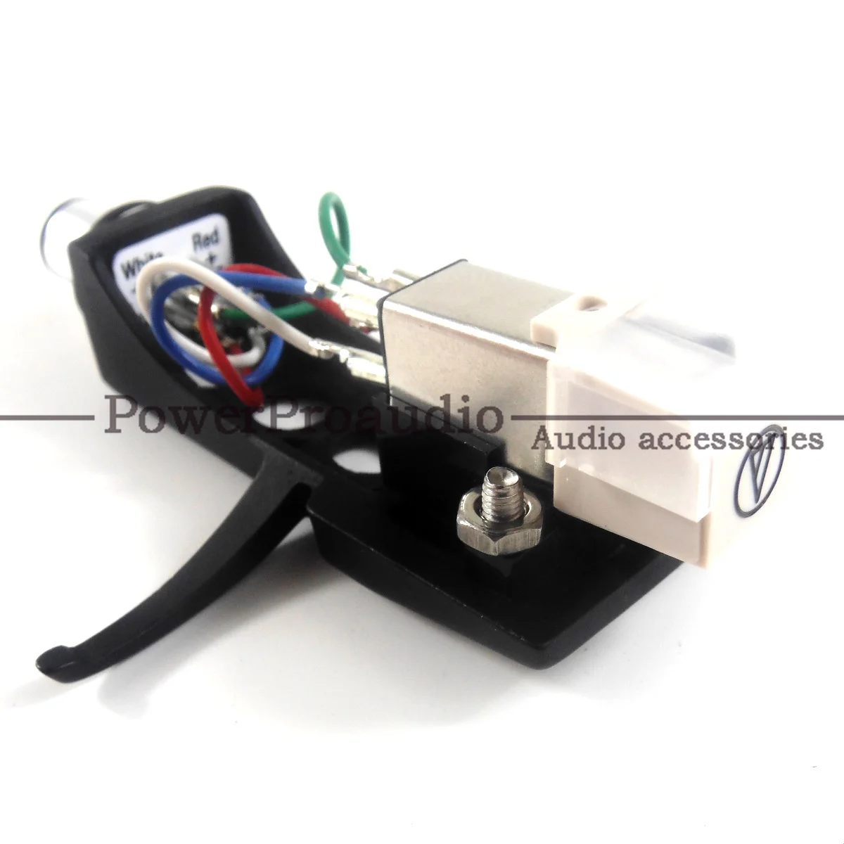 NEW Black Metal Turntable Headshell+AT3600L cartridge+ stylus for TURNTABLE Phonograph