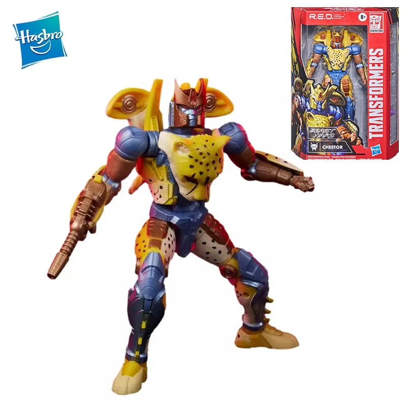In Magazzino Original Strappo Transformers Red 6 Pollici Bw Cheetor Anime Figure Action Figures Model Toys