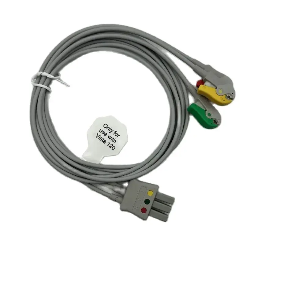 

OEM #: провода 2606493 Drager ECG для конечностей, 3-выводной, граббер, IEC