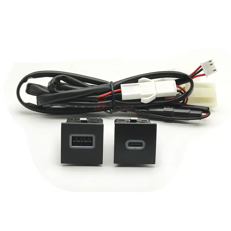 

Адаптер для быстрой зарядки автомобильное быстрое зарядное устройство с двойным USB QC3.0 для VW Golf 6