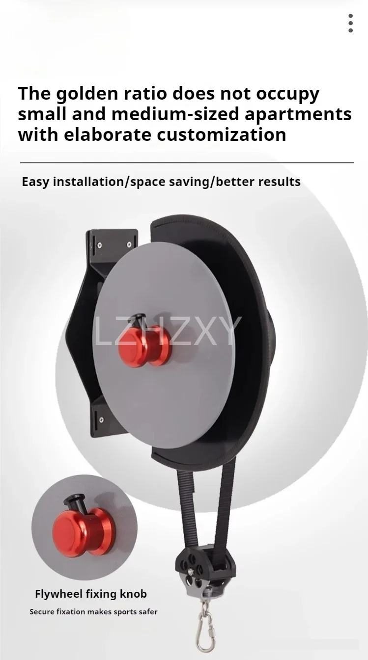 Flywheel Resistance Squat Machine For Home Fitness Training_voghion.com